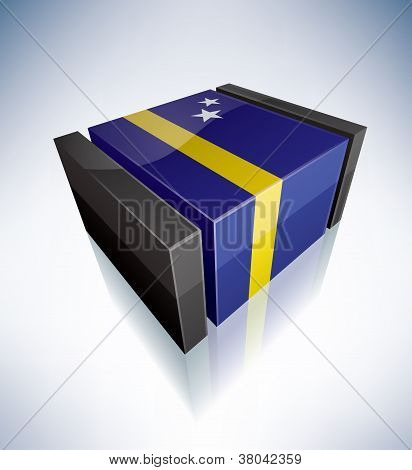 ธง 3D ของคูราเคา