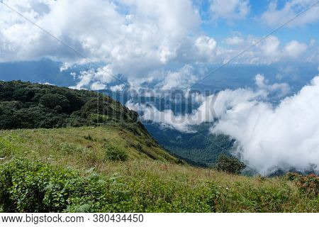 Detail Of Mountain View In Chaingmai Thailand