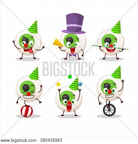 Cartoon Character Of Eye Candy With Various Circus Shows