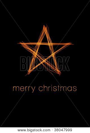 Mystiske Christmas motiv belysning piktogram.