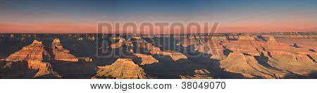 Zachód słońca w punkcie Hopi, Grand Canyon