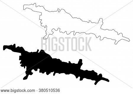 Cusco City (republic Of Peru, Department Of Cusco) Map Vector Illustration, Scribble Sketch City Of 
