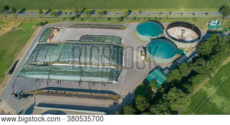 Biogas Plant For Power Generation And Energy Generation During A Drone Flight