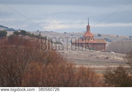 Hermitage of the Virgen de los Olmos. Tornos. Teruel. Aragon Spain.