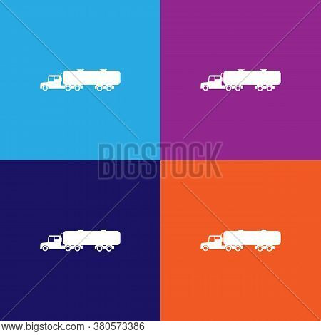 Gasoline Tanker Icon. Element Of Car Type Icon. Premium Quality Graphic Design Icon. Signs And Symbo