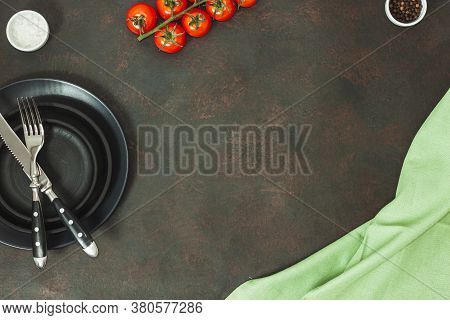 Food Cooking Background Background. Top View. Dd