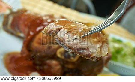 Schaufele -  Traditional Dish From The South Of Germany. It Is Made From The Pig's Shoulder Meat