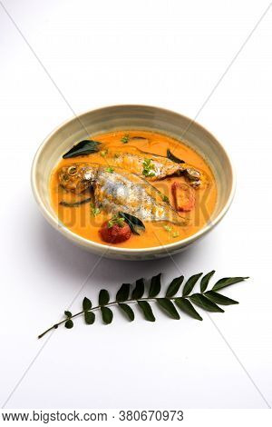 Spicy Fish Curry - Popular Indian Seafood Served With Rice