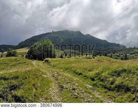 Mountain Landscape With Clouds - Gutai Mountains , Maramures, Creasta Cocosului