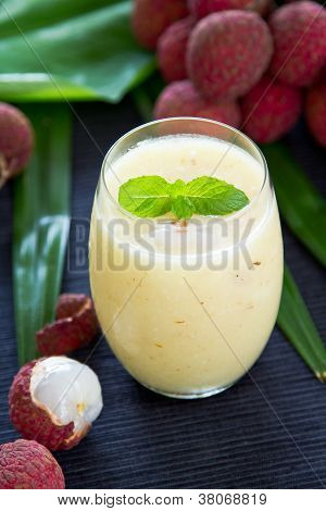 Litschi-smoothie
