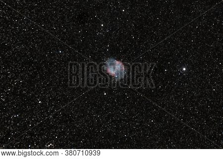 The Dumbbell Nebula From My Backyard. Also Known As Apple Core Nebula, Messier 27, M 27, Or Ngc 6853