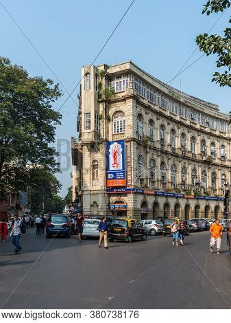 Mumbai, India - November 22, 2019: Elphinstone Circle After The Governor, Lord John Elphinstone. Now