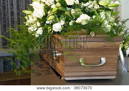 Coffin In Morgue