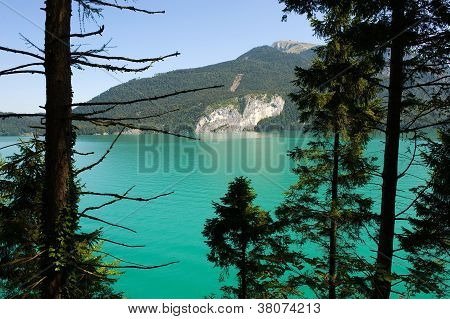 Wolfgangsee i Østrig