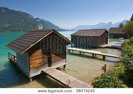 Wolfgangsee i Østrig