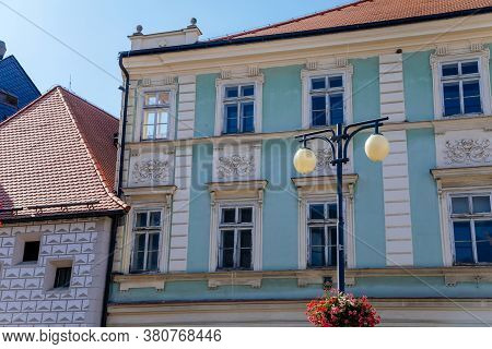Palacky Square In The Historic Center. Kutna Hora, Central Bohemian Region, Czech Republic, August 8