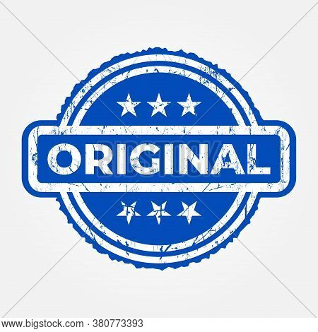 Original Vintage Stamp Design Vector Grungy Style