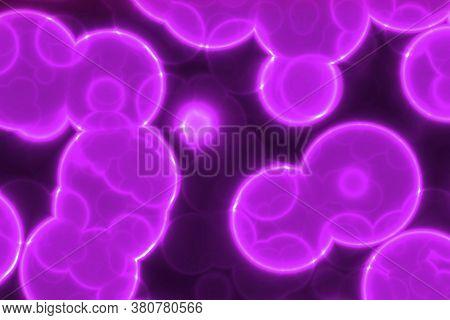 Nice Design Pink Festive Bio Luminescent Glow Template Digital Graphic Background Or Texture Illustr