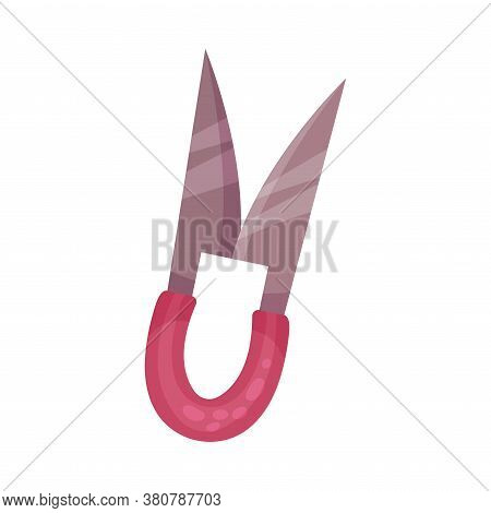 Seam Ripper As Professional Sewing Accessory Vector Illustration