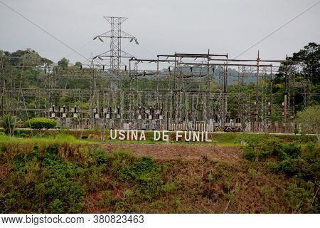 Ubaitaba, Bahia / Brazil - May 24, 2012: View Of The Funil Hydroelectric Plant, Installed In Rio De 