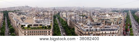 Stadtansicht von Paris Arc de Triomphe