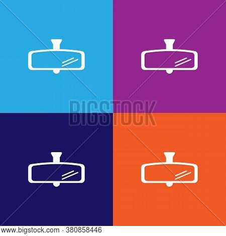 Car Rear View Mirror Outline Icon. Elements Of Car Repair Illustration Icon. Signs And Symbols Can B