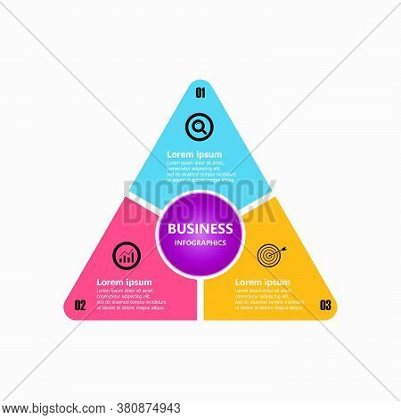 Infographics Semicircle Template Icon For Illustration. Planning Infographic Design Business Infogra