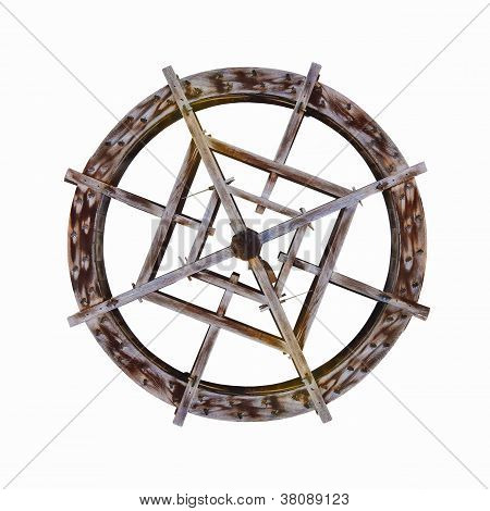 Waterwheel isolato