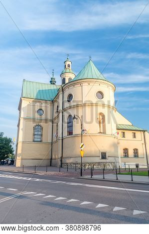 Rzeszow, Poland - June 13, 2020: Roman Catholic Bernardine Basilica In Rzeszow City.