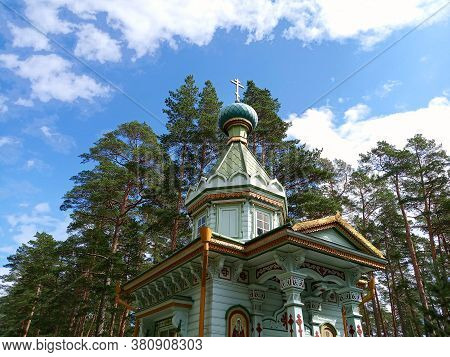 Chapel On The Konevets Island, Russia