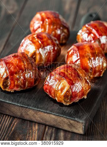 Bacon Wrappped Meatballs