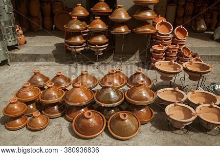 Traditional Moroccan Pottery For Cooking The View From The Top