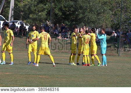 Odessa, Ukraine -13 August 2020: Ukrainian Football Championship Among Teams Of First League White B