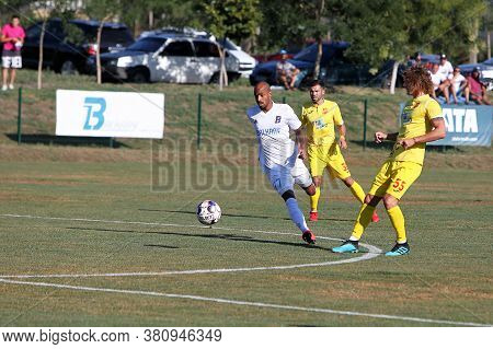 Odessa, Ukraine -13 August 2020: Ukrainian Football Championship Among The Teams Of The First League