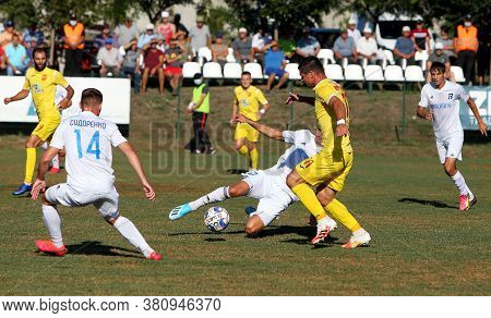 Odessa, Ukraine -13 August 2020: Ukrainian Football Championship Among The Teams Of The First League