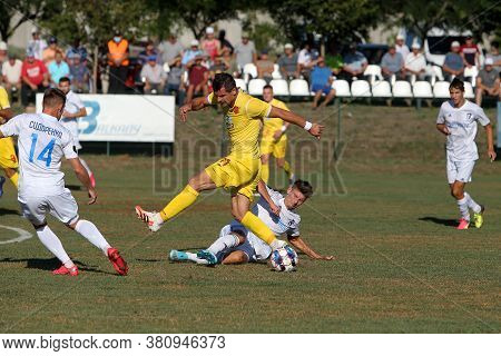 Odessa, Ukraine -13 August 2020: Ukrainian Football Championship Among The Teams Of The First League