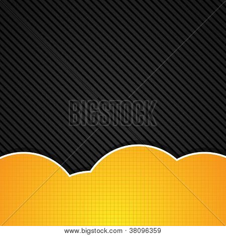 Resumen Antecedentes naranja. Ilustración del vector.