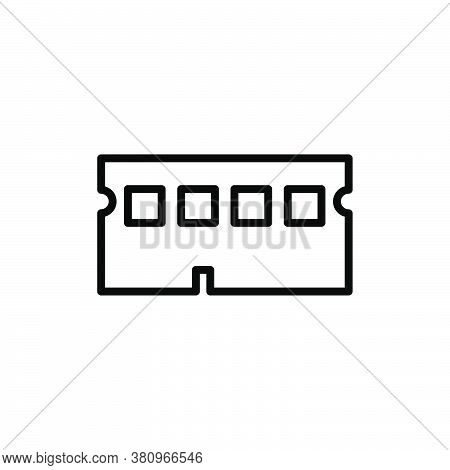Memory Pc Icon. Vector Design Template