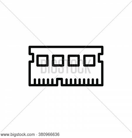 Memory Pc Icon. Vector Design Template