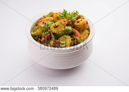 Aloo Shimla Mirch Sabji Or Dry Potato Capsicum Curry Is An Indian Main Course Recipe