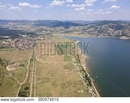 Aerial View Of Studen Kladenets Reservoir, Kardzhali Region, Bulgaria