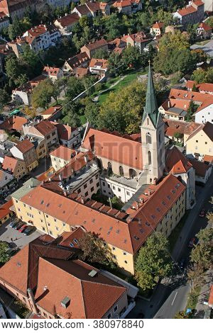 Franciscan Church of St. Francis of Assisi on Kaptol in Zagreb, Croatia