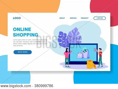 Vector Illustrations, Flat Style, Shopping, Price Discounts, Savings, Business Concepts, Online Stor