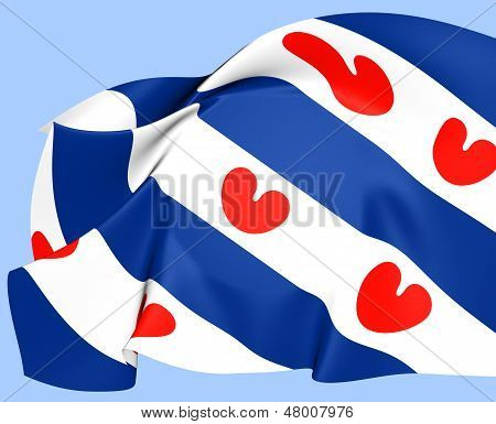 Friesland, Hollandia zászlaja.