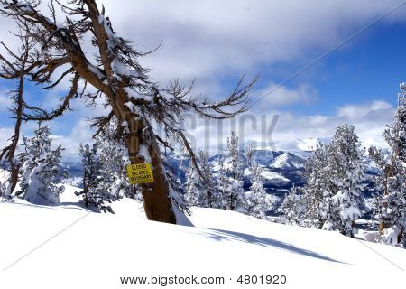 Jezioro Tahoe ostrzeżenie