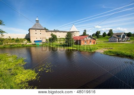 Fæstningen Staraya Ladoga, Rusland.