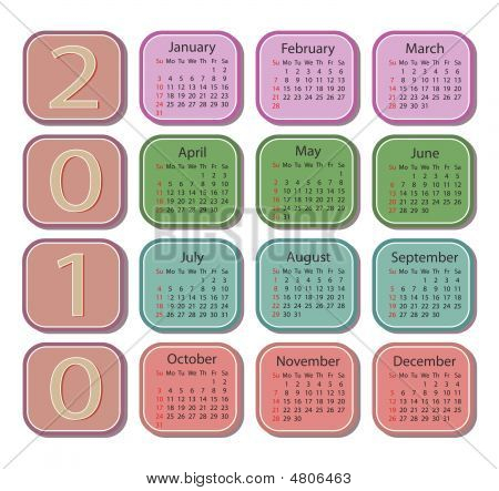 Calendrier 2010