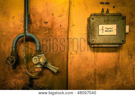 Old Industrial Electric Box