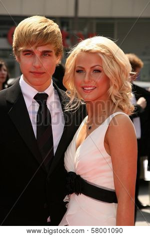 Cody Linley and Juliana Huff  At the 60th Primetime Creative Arts Emmy Awards Red Carpet. Nokia Live Theater, Los Angeles, CA. 09-13-08
