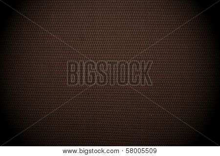 Dark Brown Checked Fabric Background
